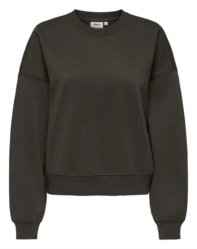 Only - ONLBest Crew Neck Sweatshirt - Chocolate torte